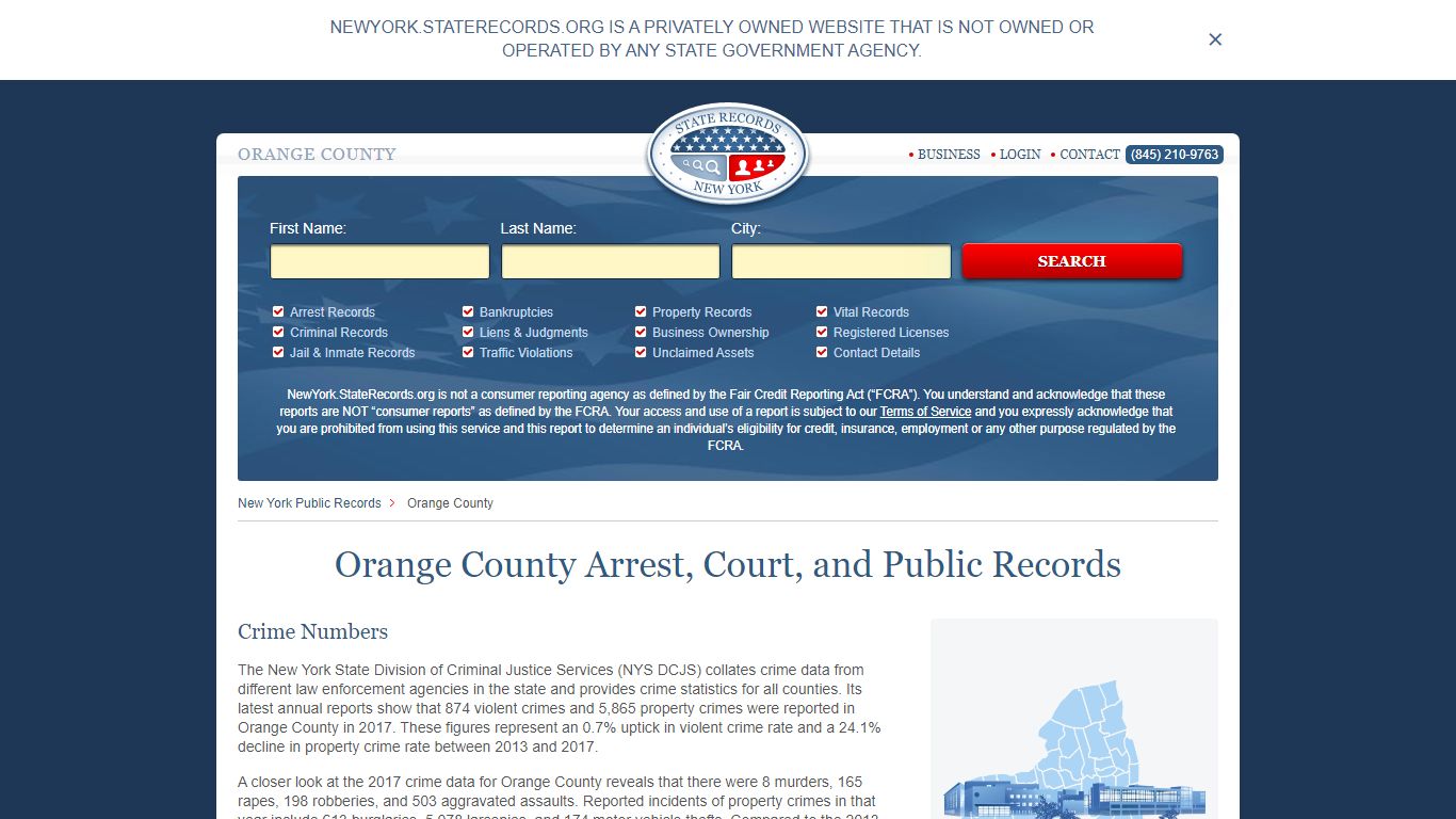 Orange County Arrest, Court, and Public Records