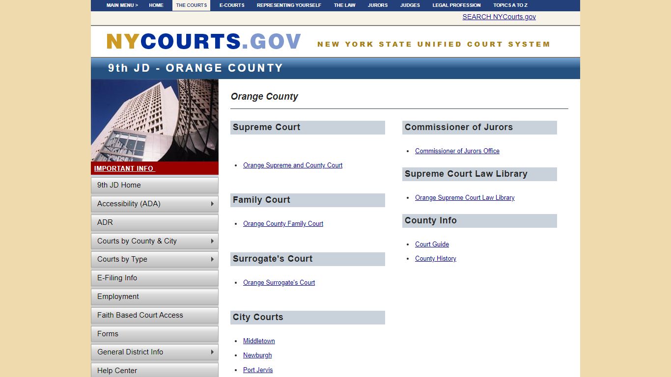 Home - Orange County | NYCOURTS.GOV